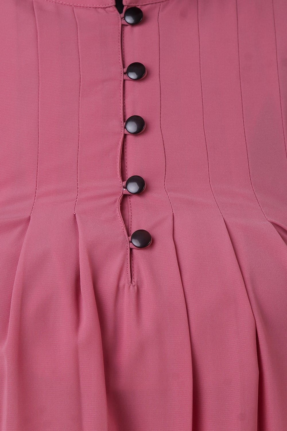 Dusty Pink Crepe Abaya