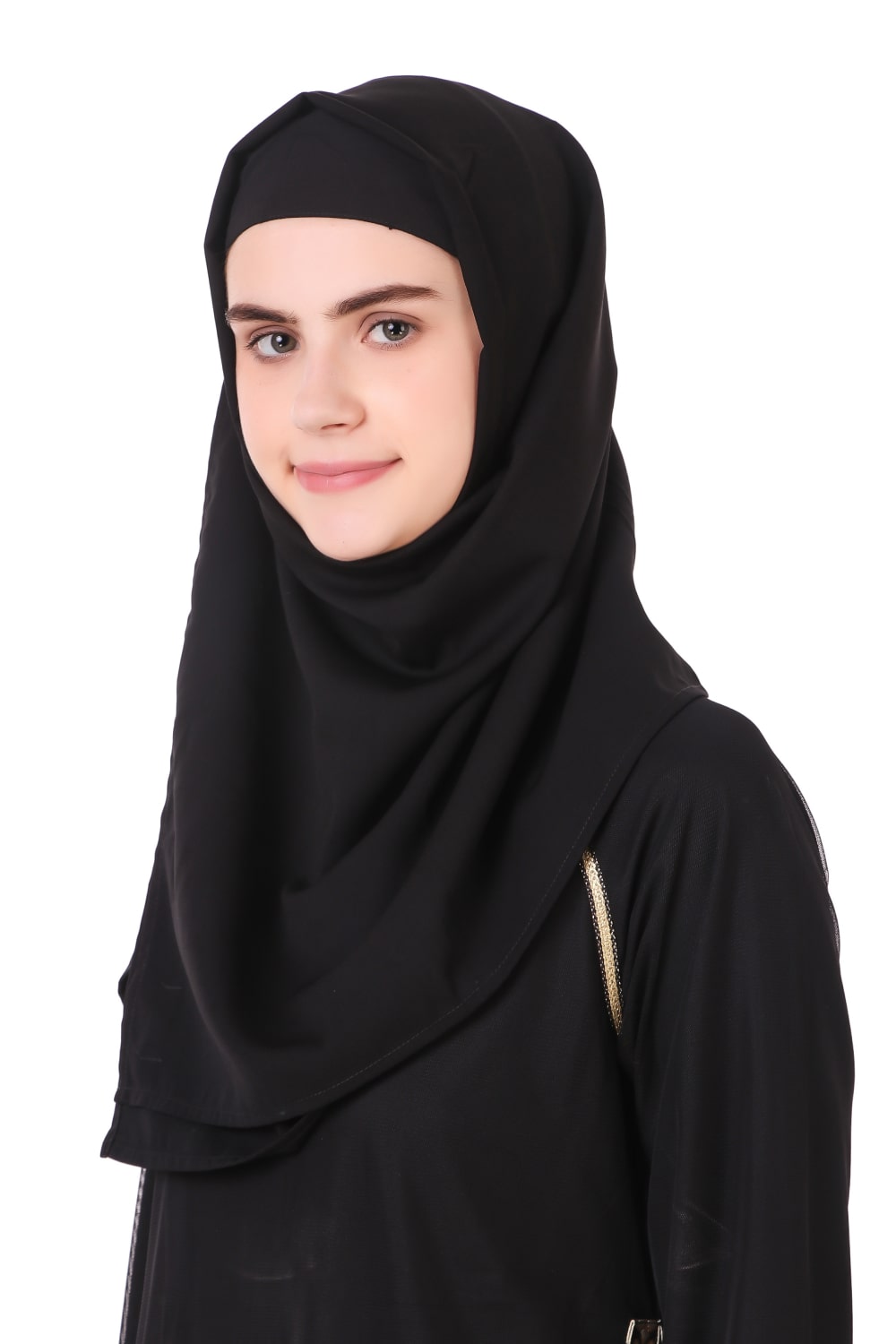 Najdah Black Nida & Net Umbrella Tunic