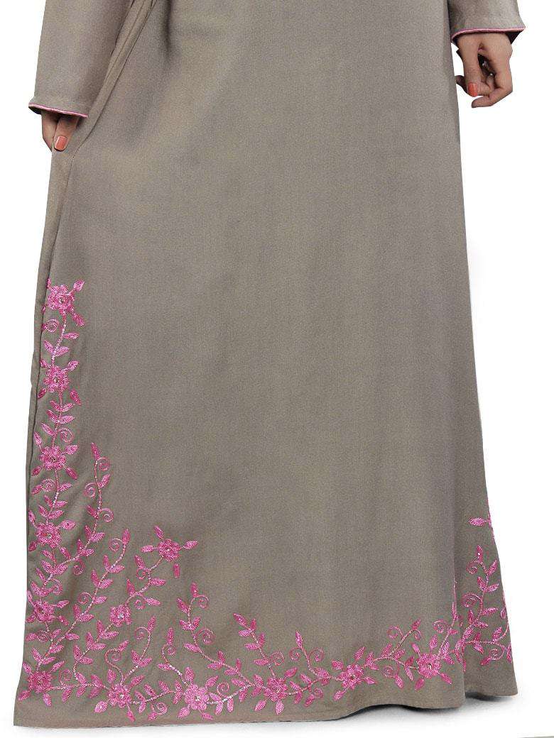 Kashifah Abaya Bottom Embroidery