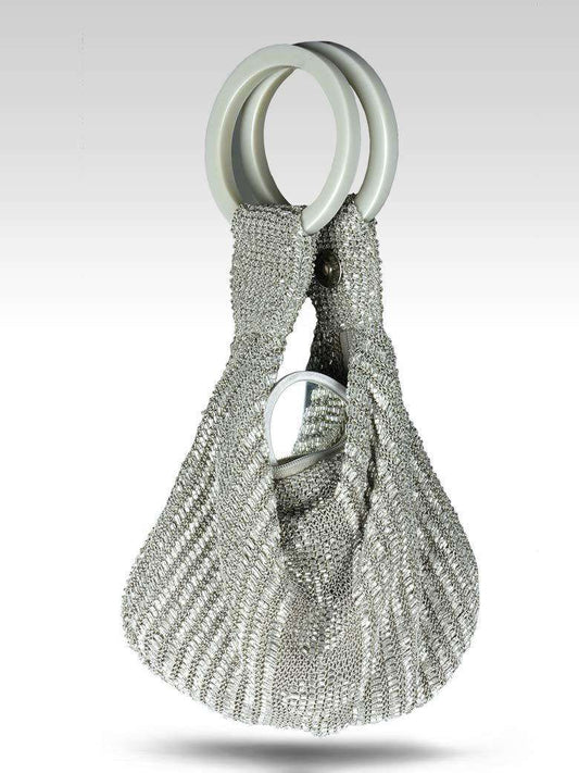Nadia Silver Handbag