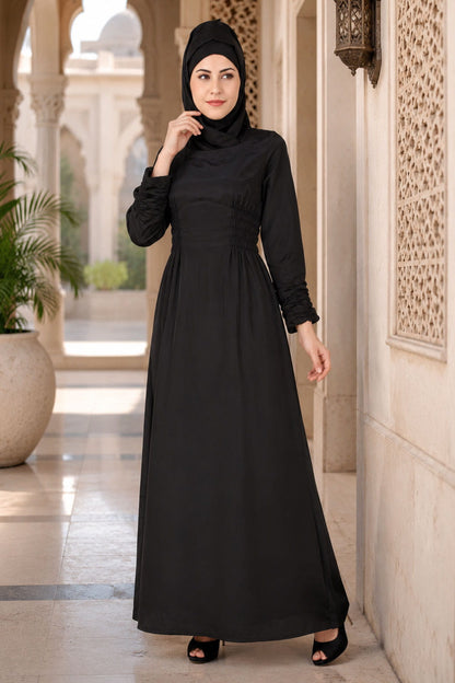 Zehna Black Nida Abaya
