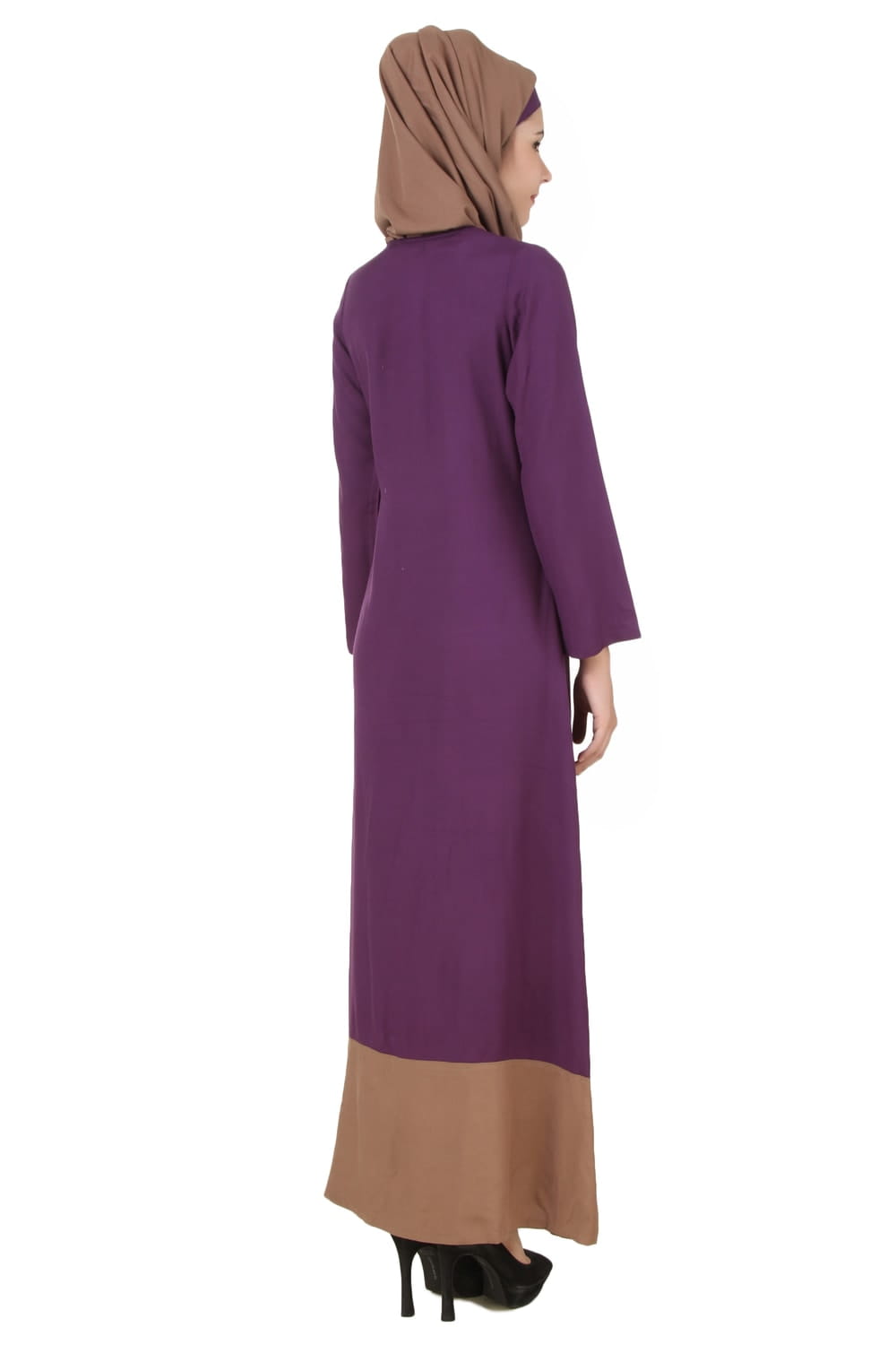 Afreen Purple Rayon Abaya