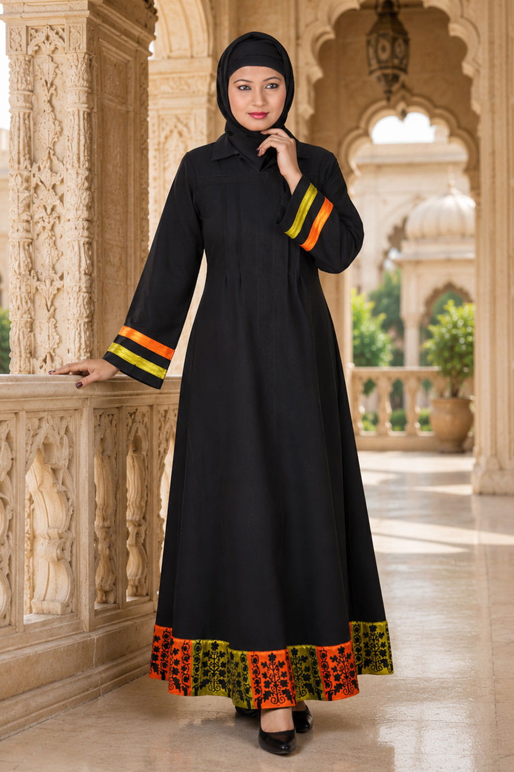 Decent Embroidered Abaya