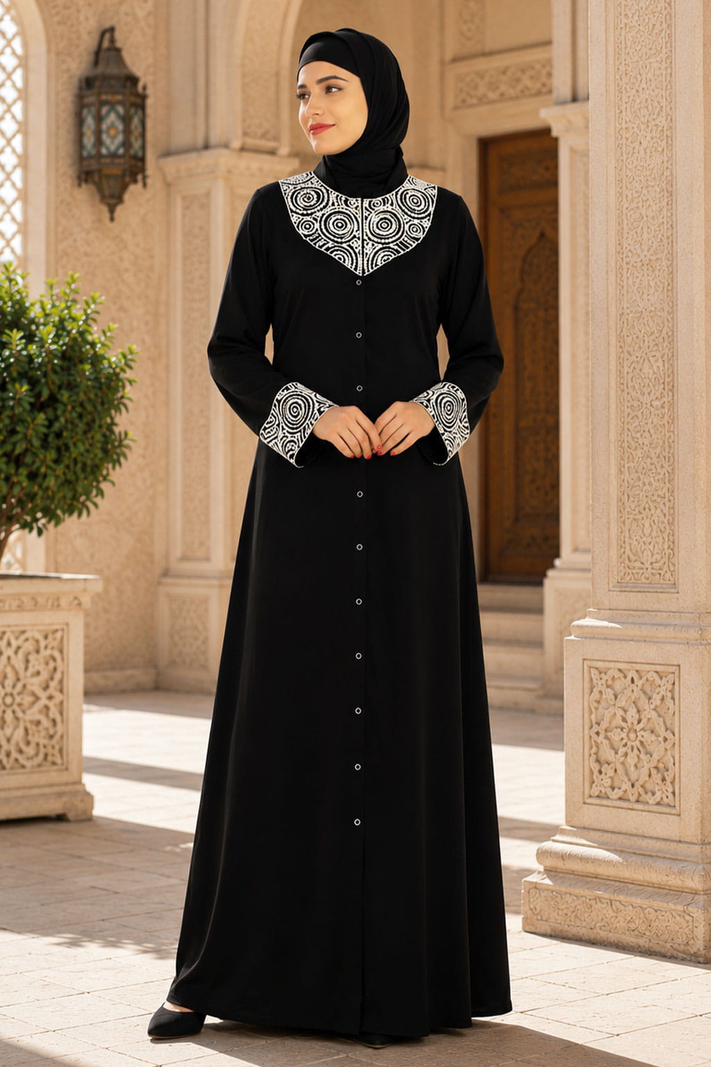 Iqra Black Burqa