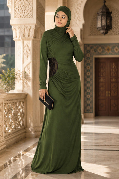 Zahirah Jersey Abaya