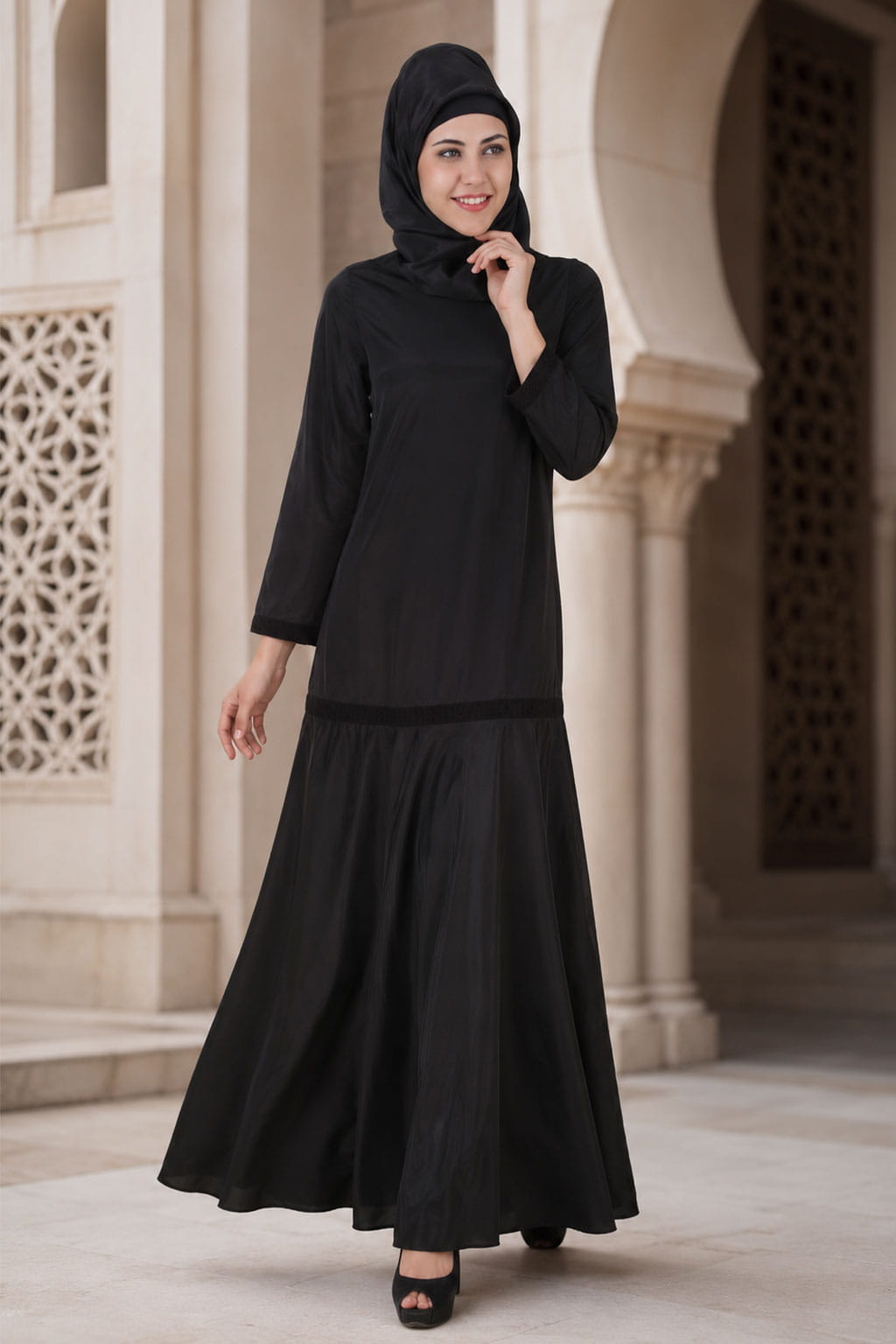 Sadah Black Nida Abaya