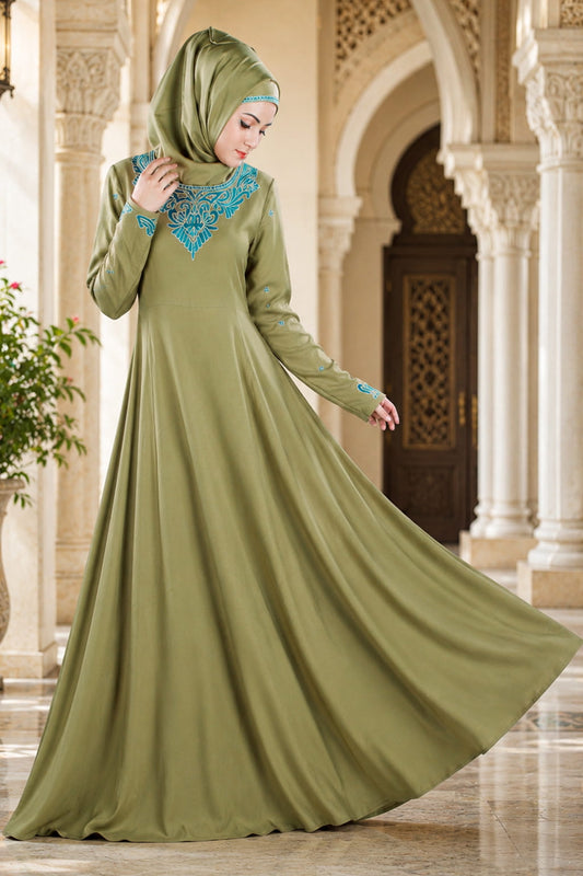 Mina Rayon Abaya