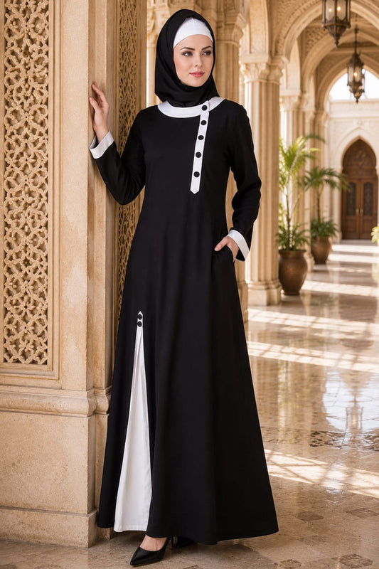 Jaza Rayon Black Abaya