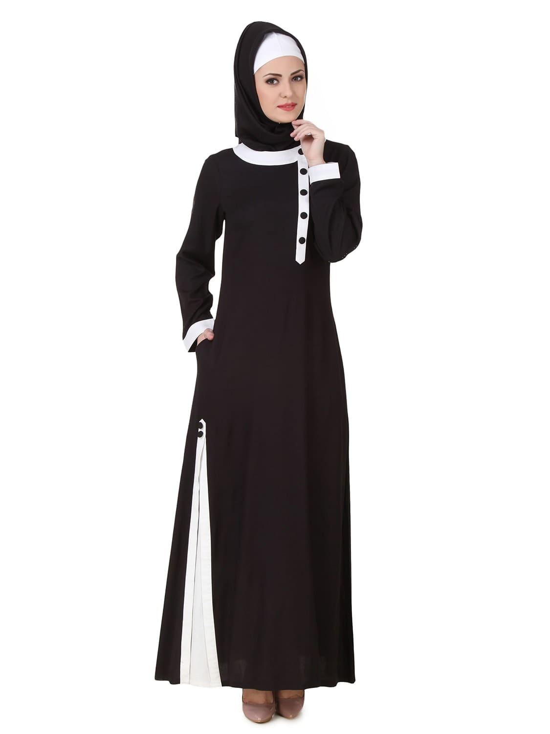 Jaza Rayon Black Abaya