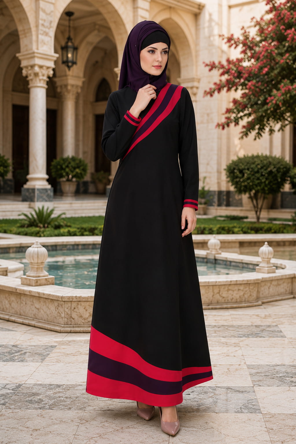 Shimah Black Abaya