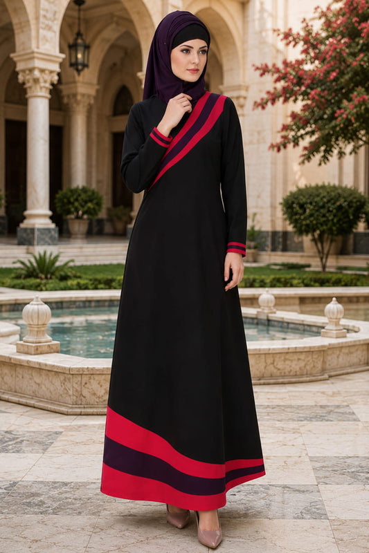 Shimah Black Abaya