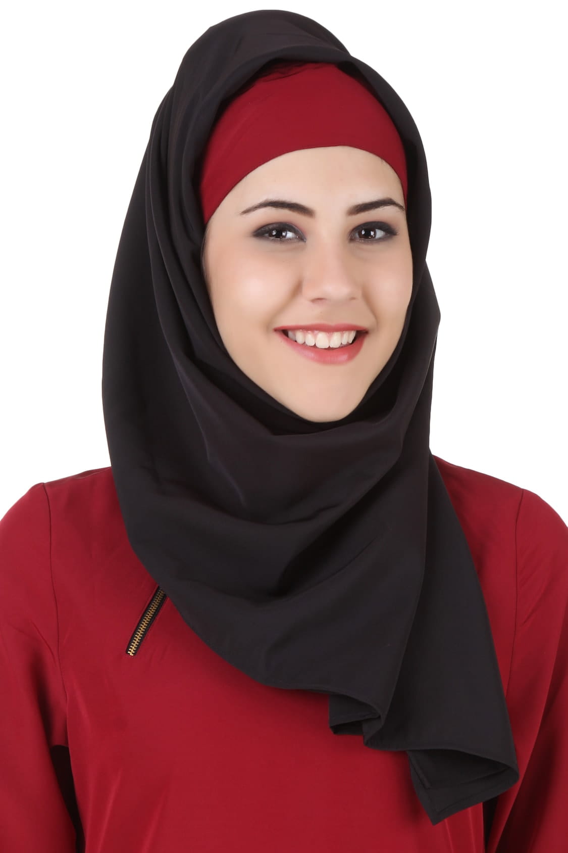 Nahleejah Maroon Kashibo Abaya