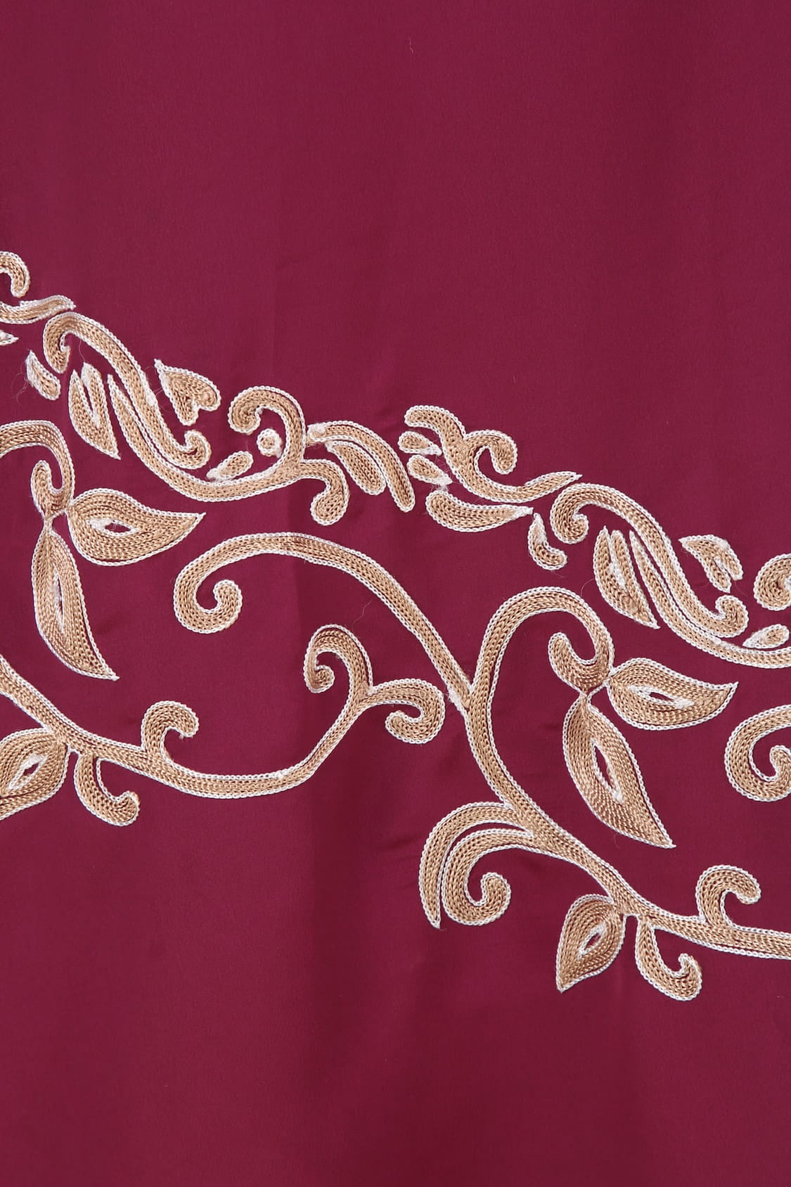 Nahida Magenta Crepe Abaya