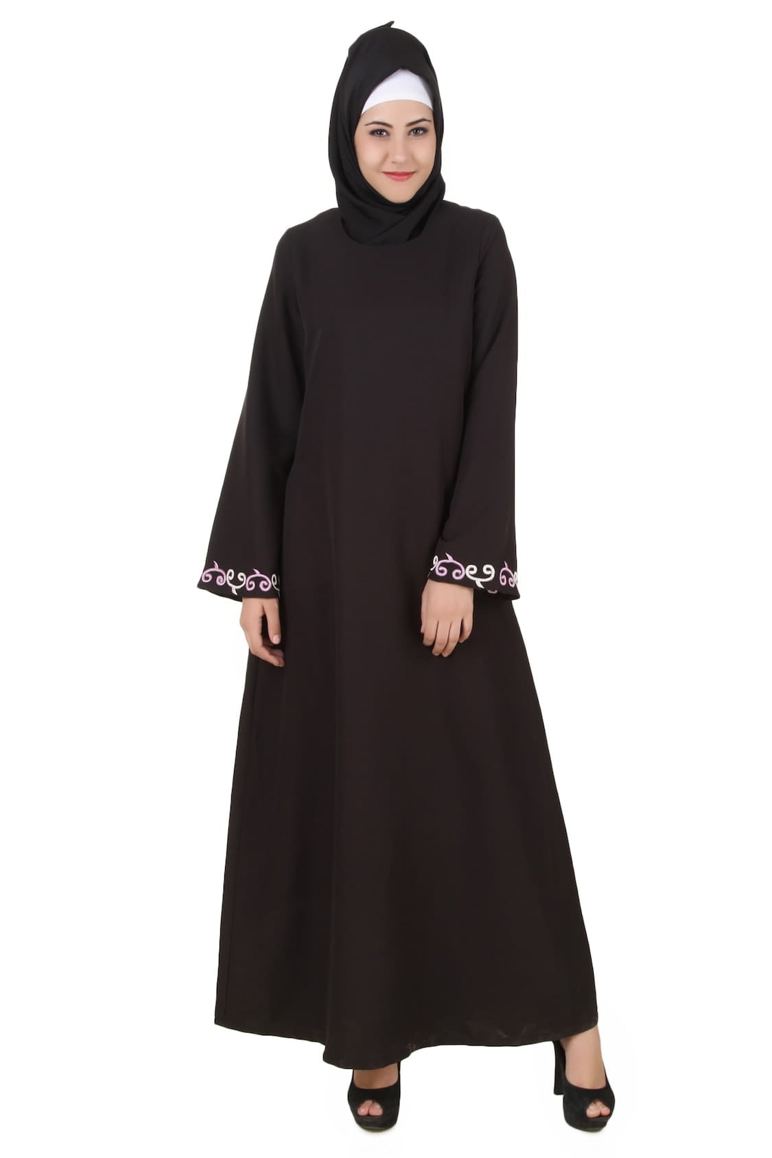 Abeedah Black Nida Abaya