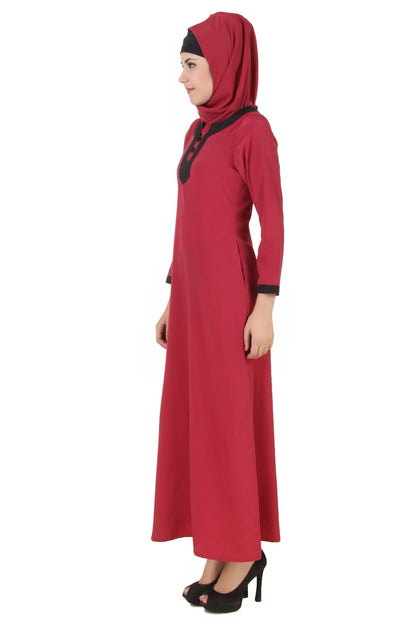 Nagheen Rose Pink Abaya