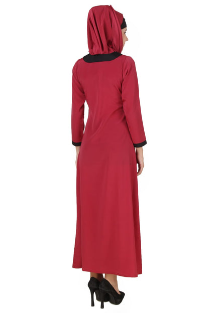 Nagheen Rose Pink Abaya