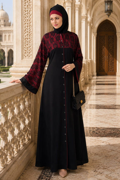 Shajarah Black Nida Dubai Abaya
