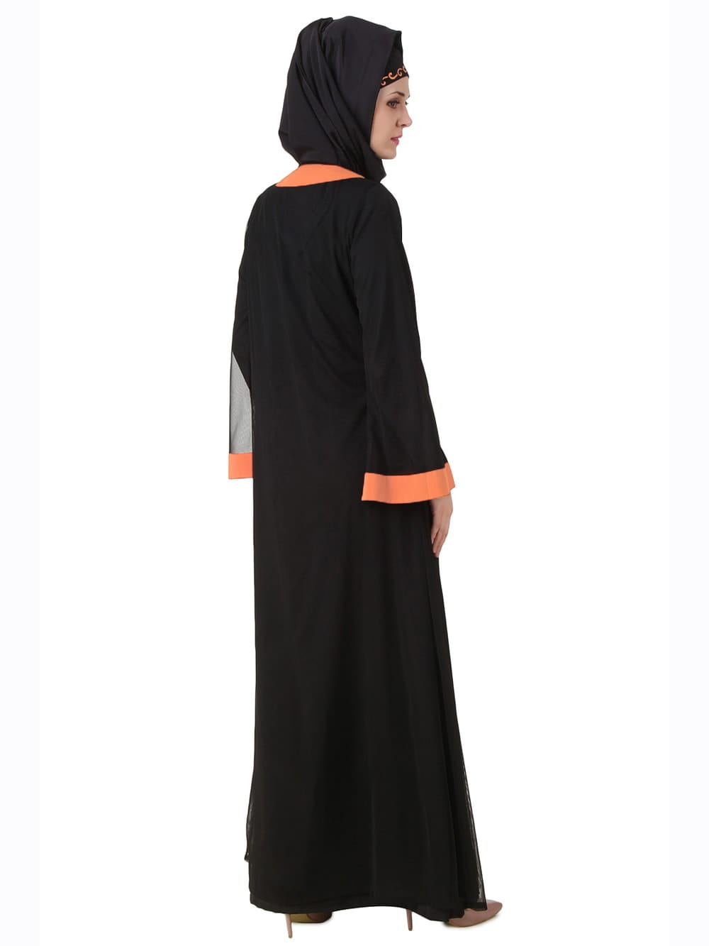 Azka Black Net & Nida Abaya