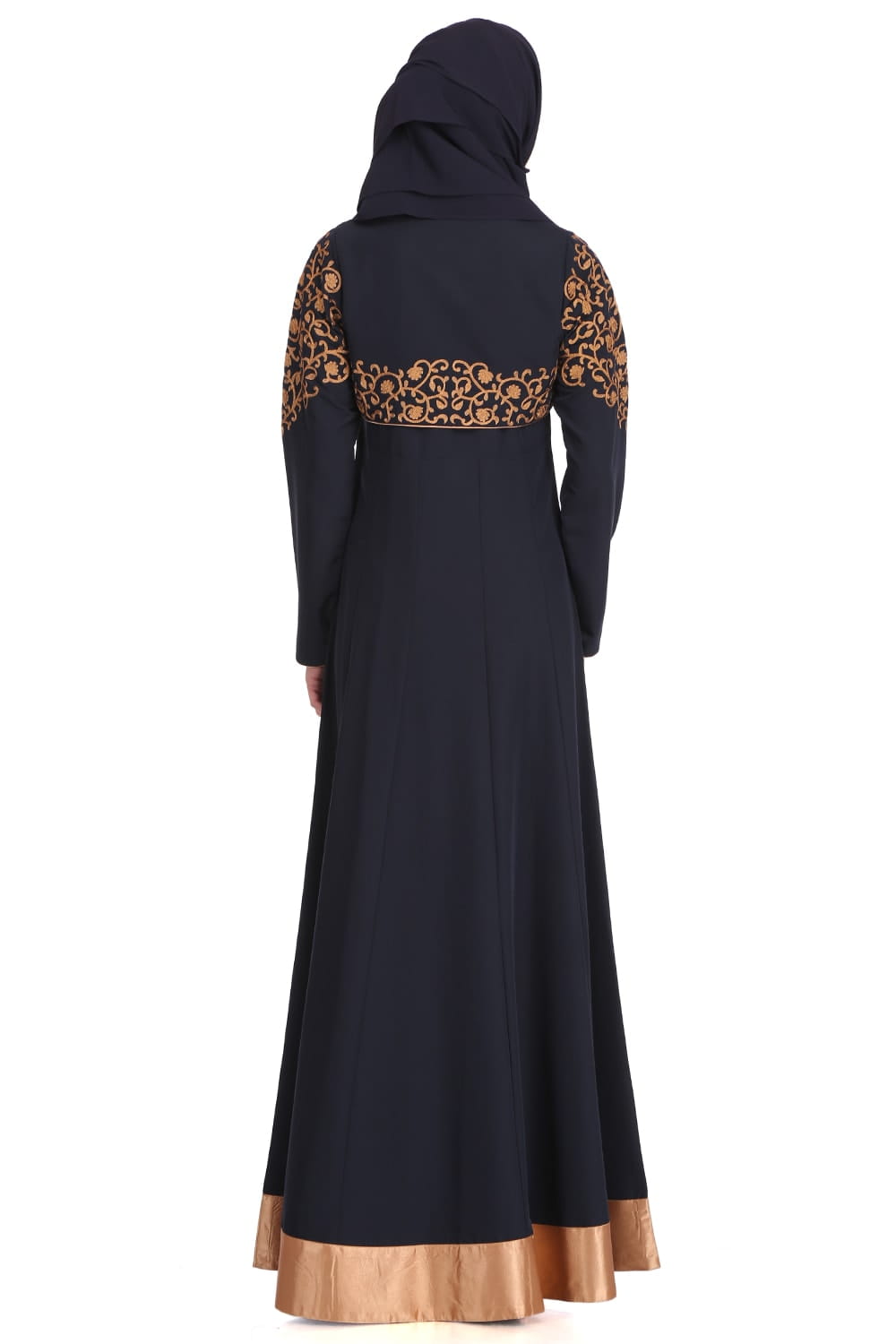 Daneen Navy Blue Kashibo Abaya