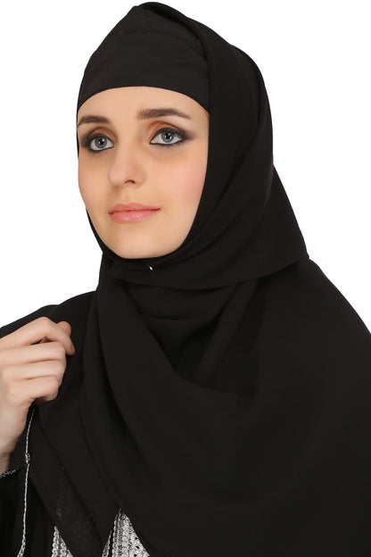 Naina Black Nida Dubai Abaya