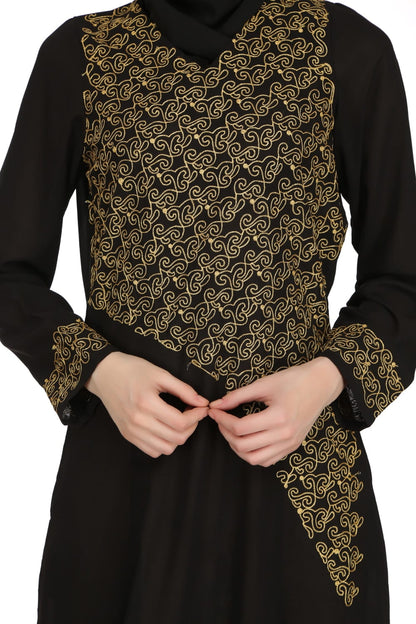 Malika Black Nida Abaya