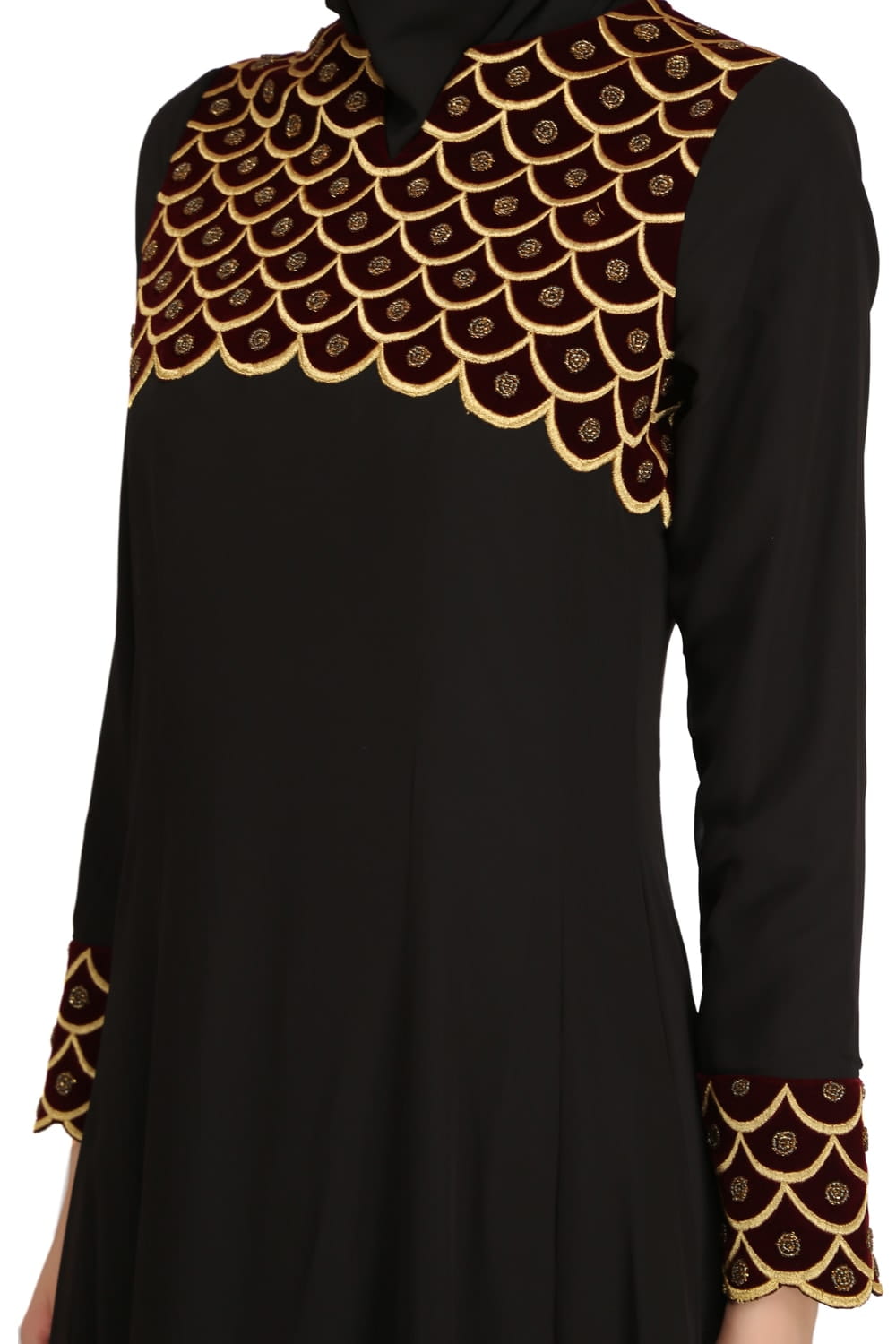 Aidah Black Georgette & Nida Eid Abaya