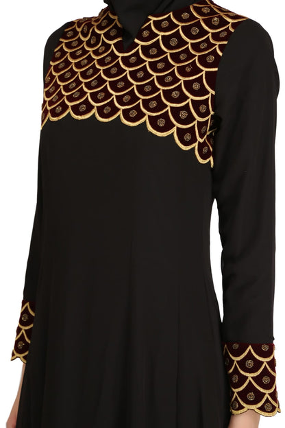 Aidah Black Georgette & Nida Eid Abaya