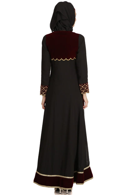 Aidah Black Georgette & Nida Eid Abaya