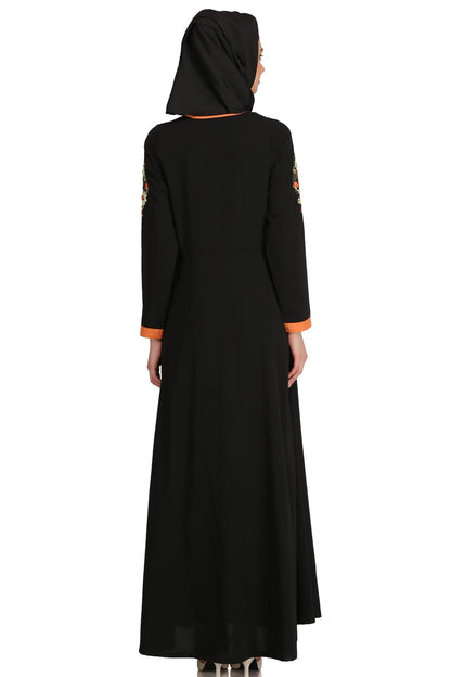 Madeeha Black Nida Umbrella Abaya