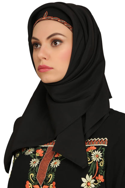 Madeeha Black Nida Umbrella Abaya
