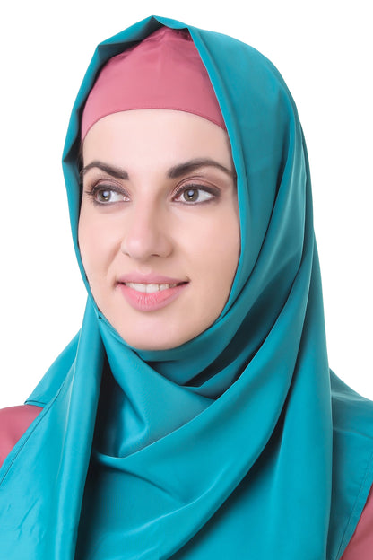 Dusty Pink Crepe Abaya AY-709