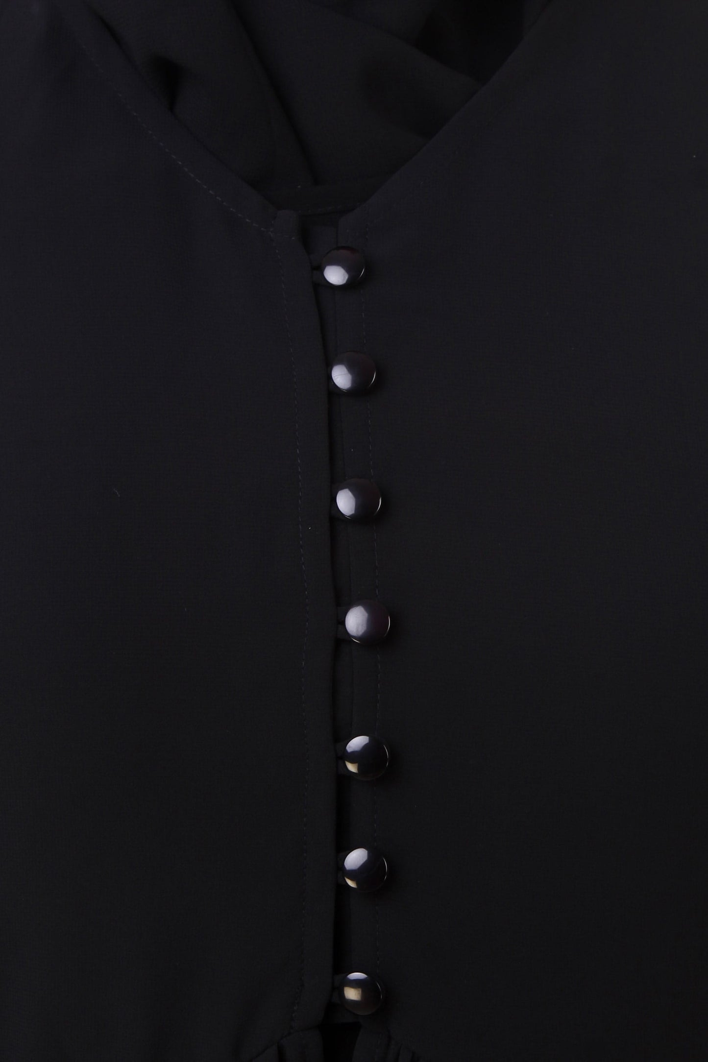 Black Nida and Georgette Abaya AY-710