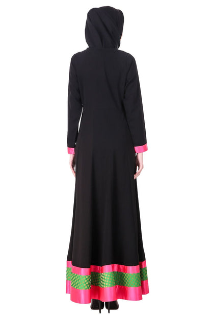 Black Anarkali EID Abaya