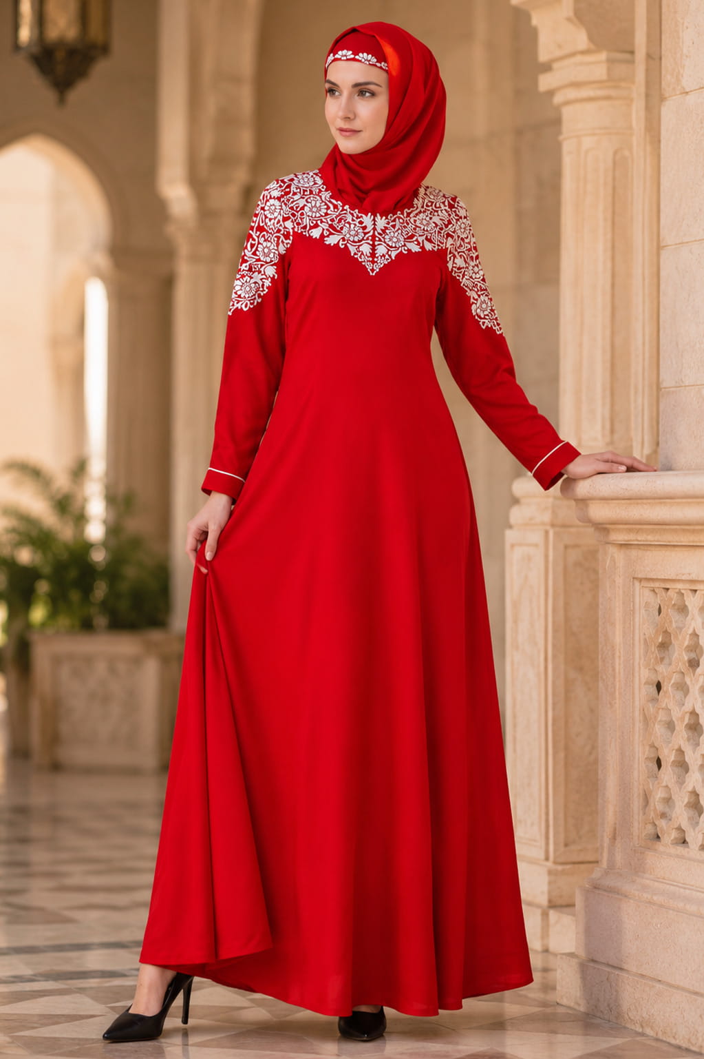 Heavy Embroidered Abaya