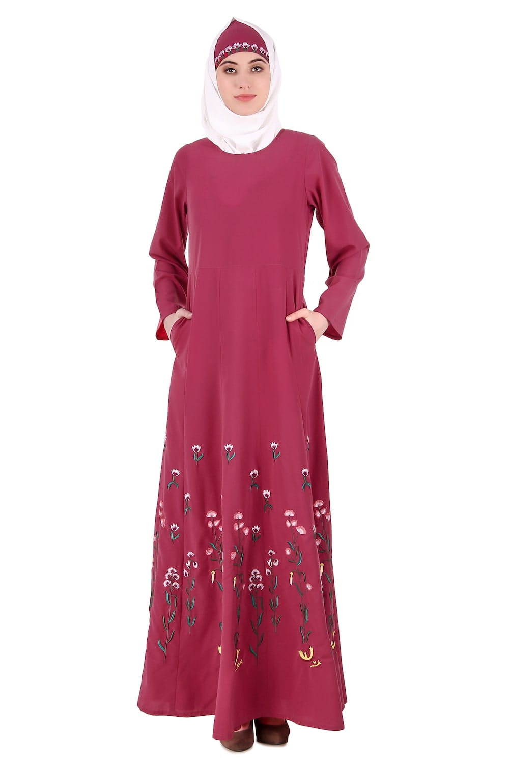 Embroidered Multi Panel EID Abaya