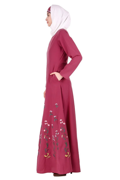 Embroidered Multi Panel EID Abaya
