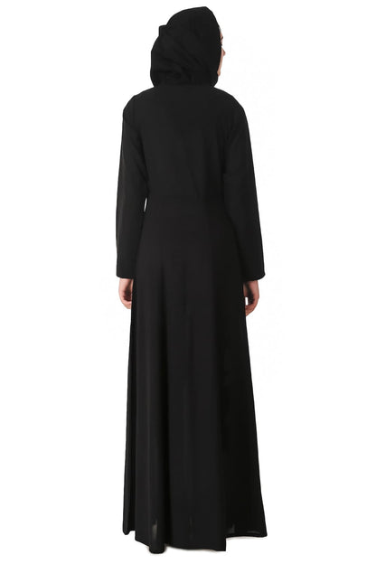 Floral Patch Work Anarkali Abaya
