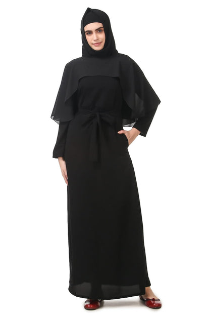 Popover Georgette Top Nida Abaya