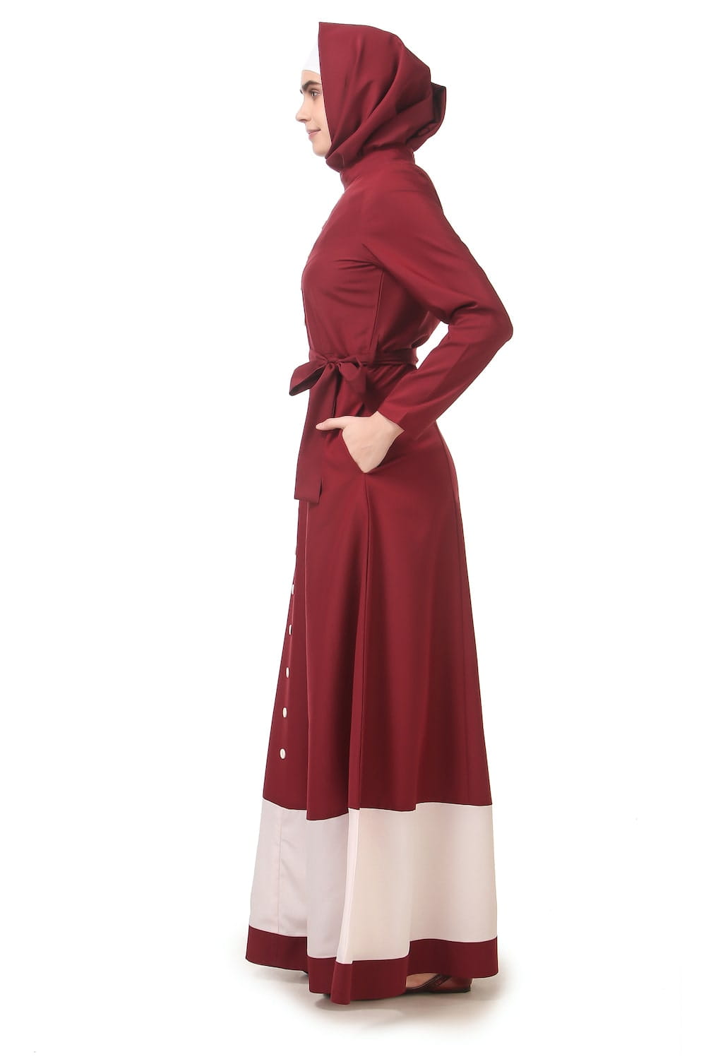 Dual Color Formal Wear Multi Panel Abaya