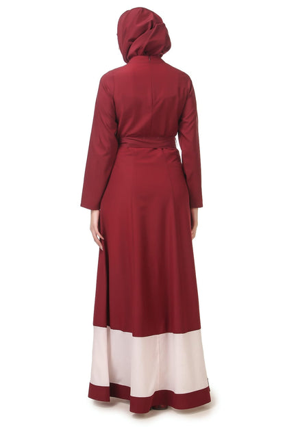 Dual Color Formal Wear Multi Panel Abaya