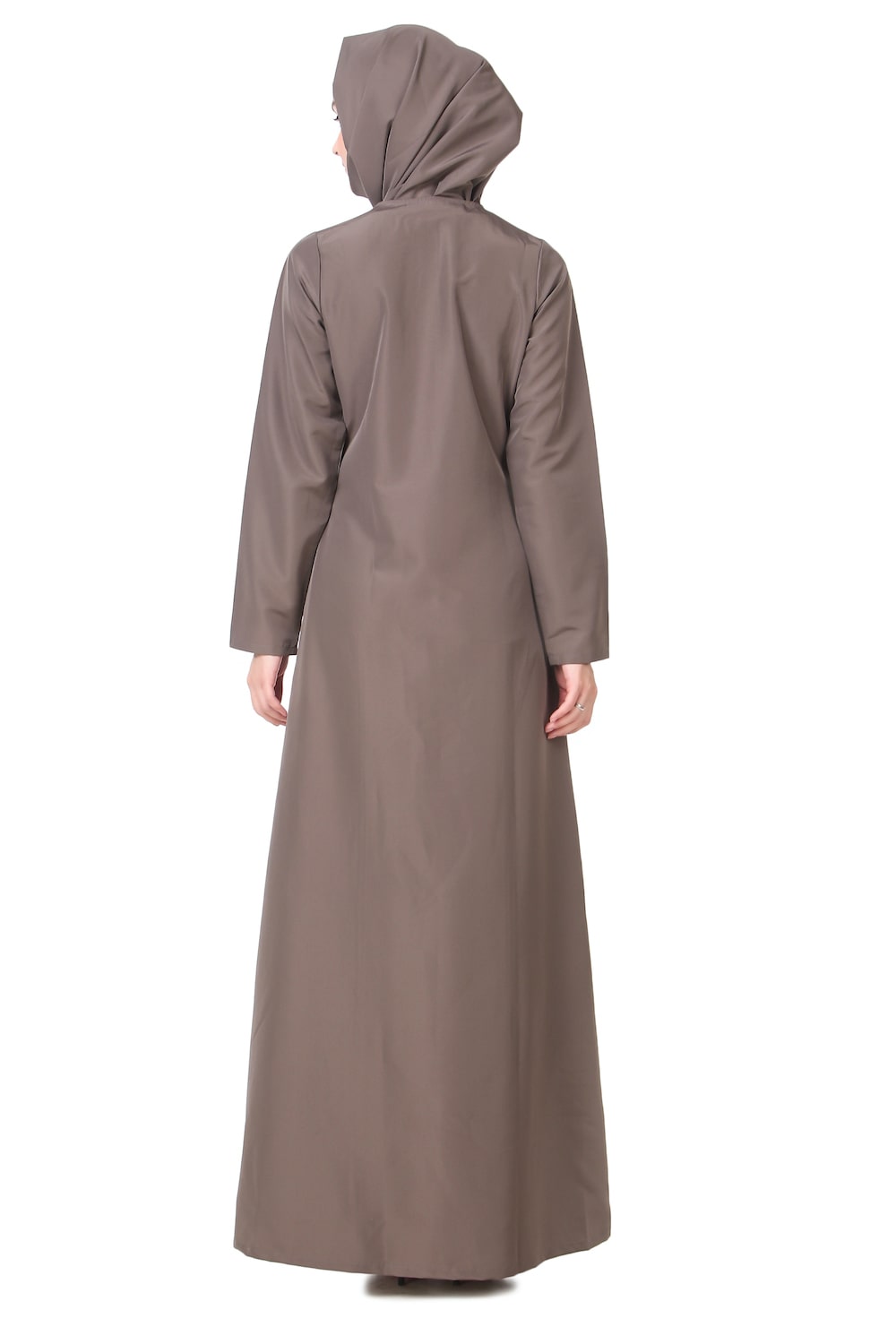 Contrast Front Panel Dual Color Abaya
