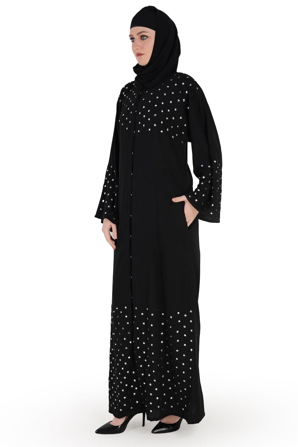 Saida Nida Dubai Black Abaya