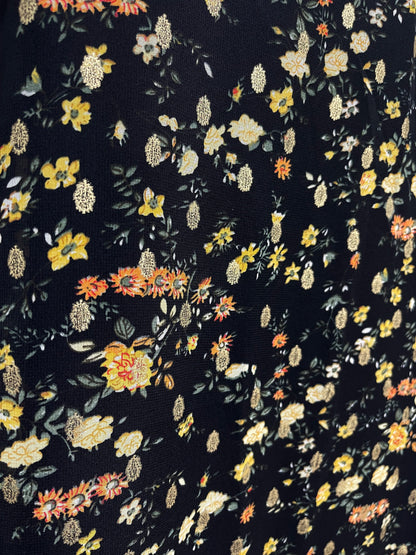 Printed Foil Georgette Dual Layer Abaya AYG-105