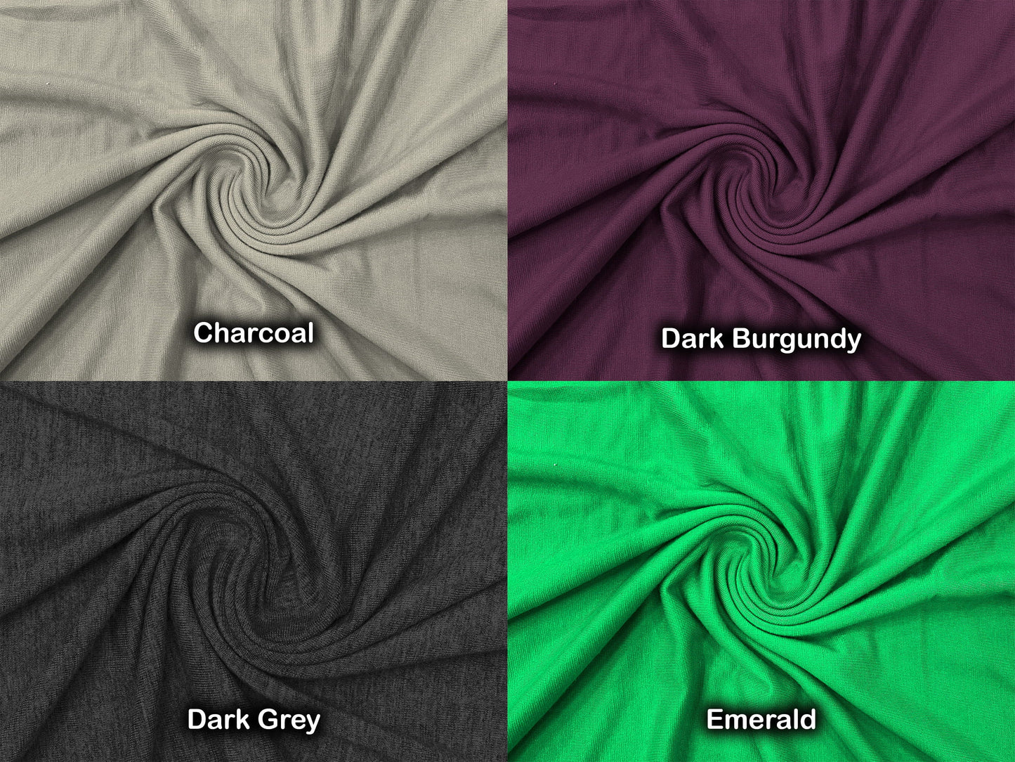 Rayon Spandex Jersey Knit Fabric, 64" Wide, 220 GSM, Per Yard