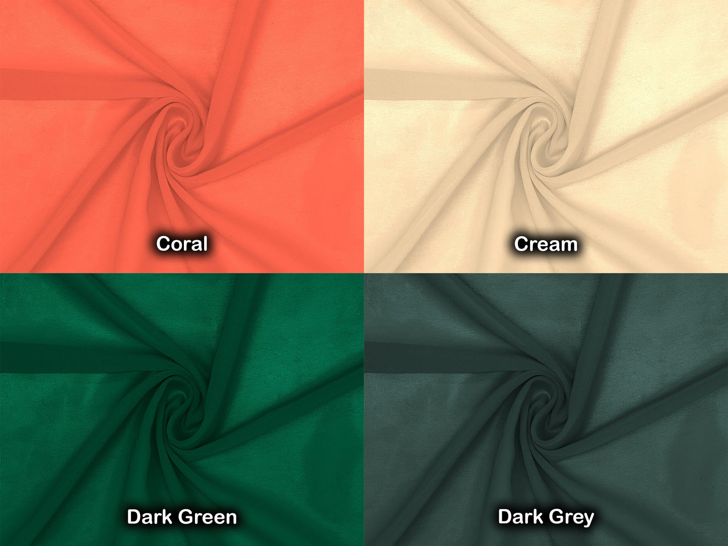Polyester Georgette Fabric, 40" Wide, 70 GSM, Per Yard