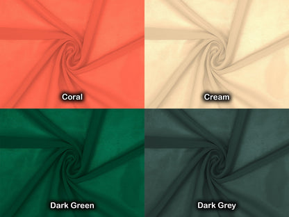 Polyester Georgette Fabric, 40" Wide, 70 GSM, Per Yard