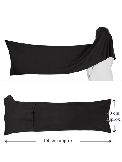 Two Piece Instant Beige Viscose Jersey Hijab