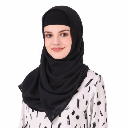 Long Hijab in Breathable Soft Laser Georgette