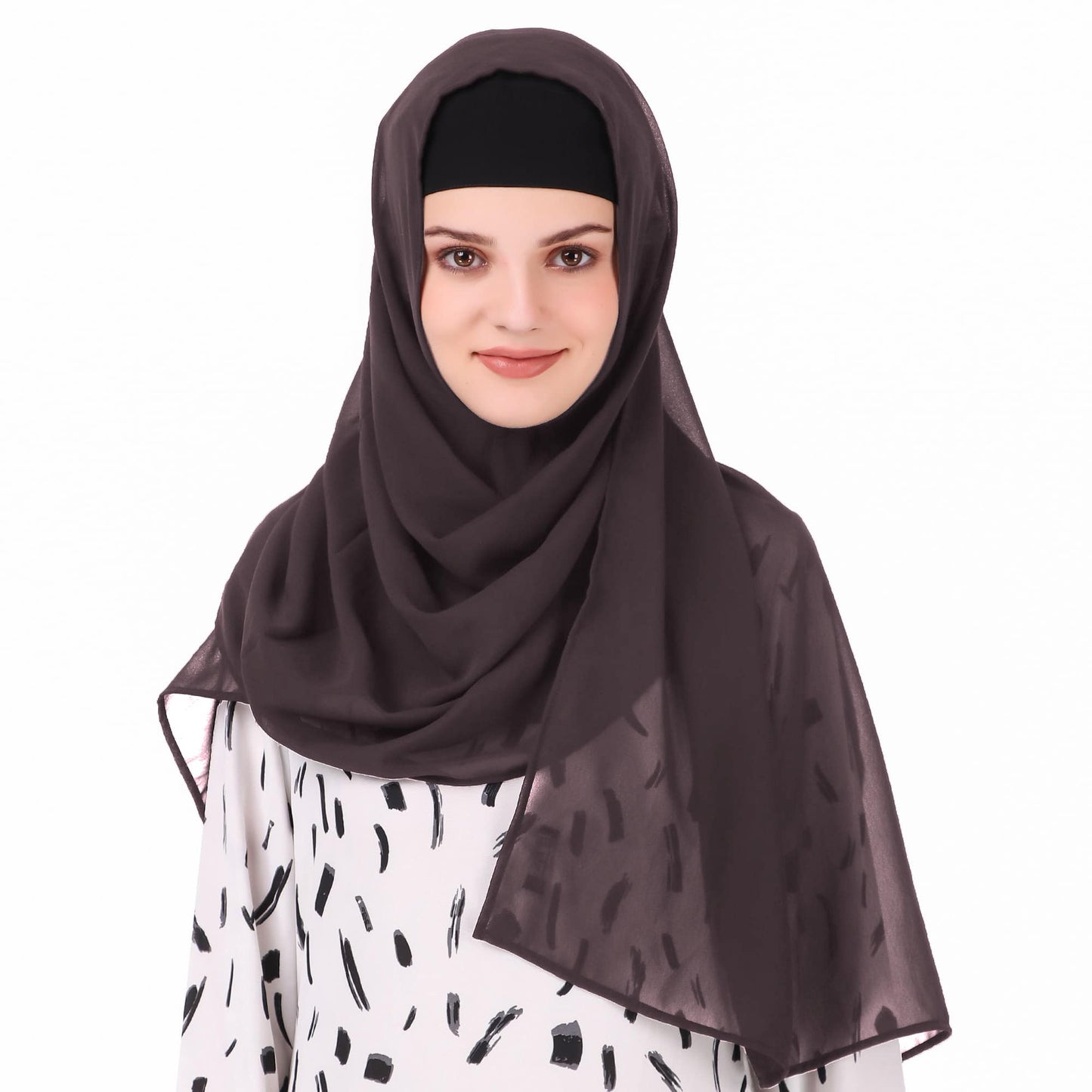 Long Hijab in Breathable Soft Laser Georgette