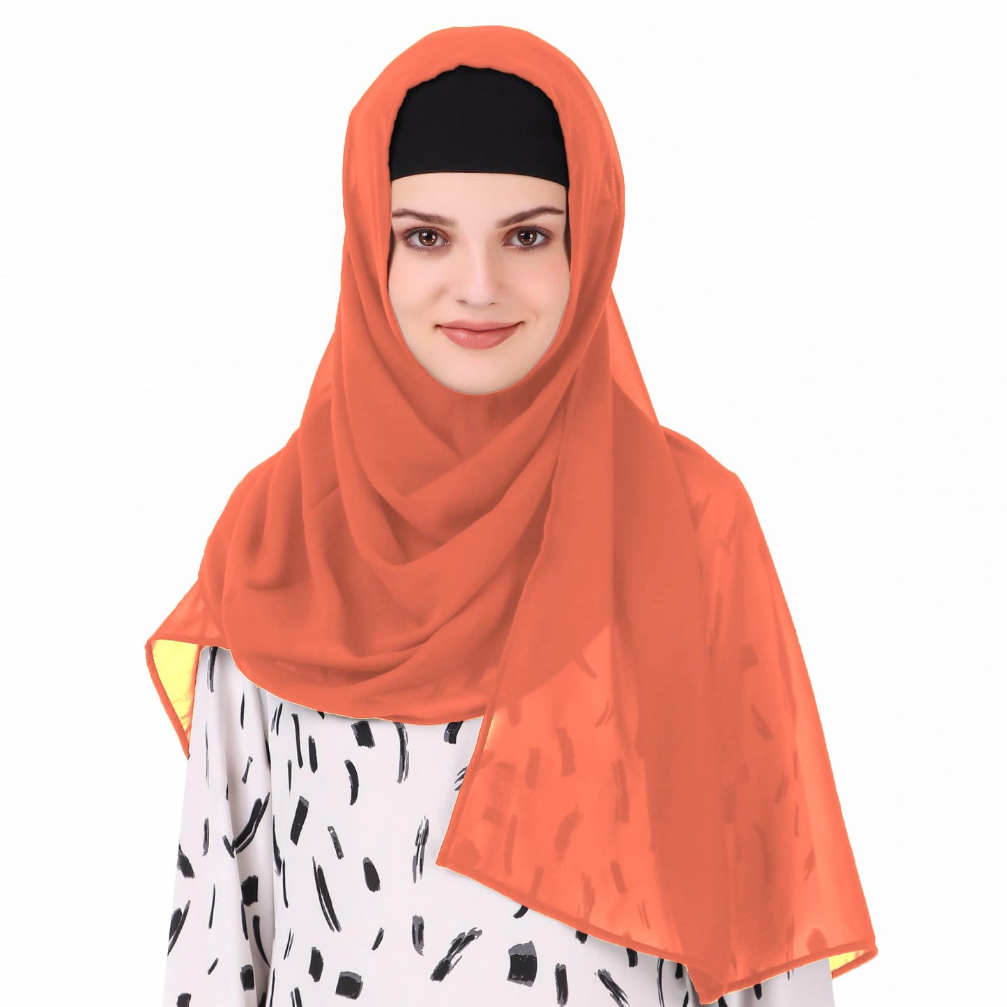 Long Hijab in Breathable Soft Laser Georgette